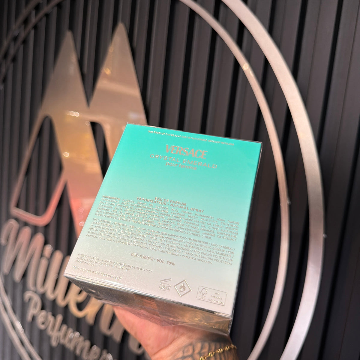 Versace Bright Crystal Emerald fragancia femenina Colombia