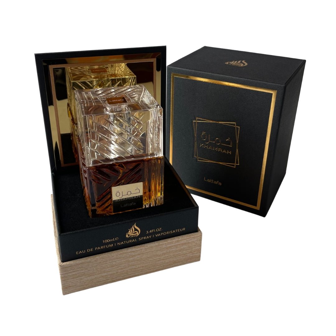 PERFUME LATTAFA KHAMRAH (ALTERNATIVA KILIAN ANGELS SHARE) - Perfumería Millennio