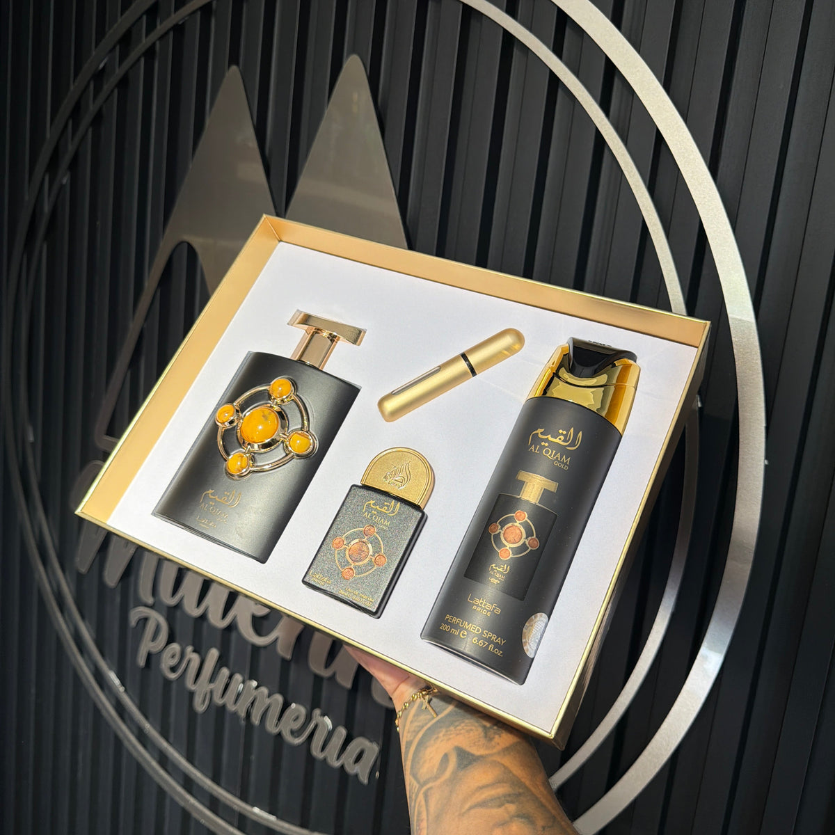 ESTUCHE LATTAFA AL QIAM GOLD