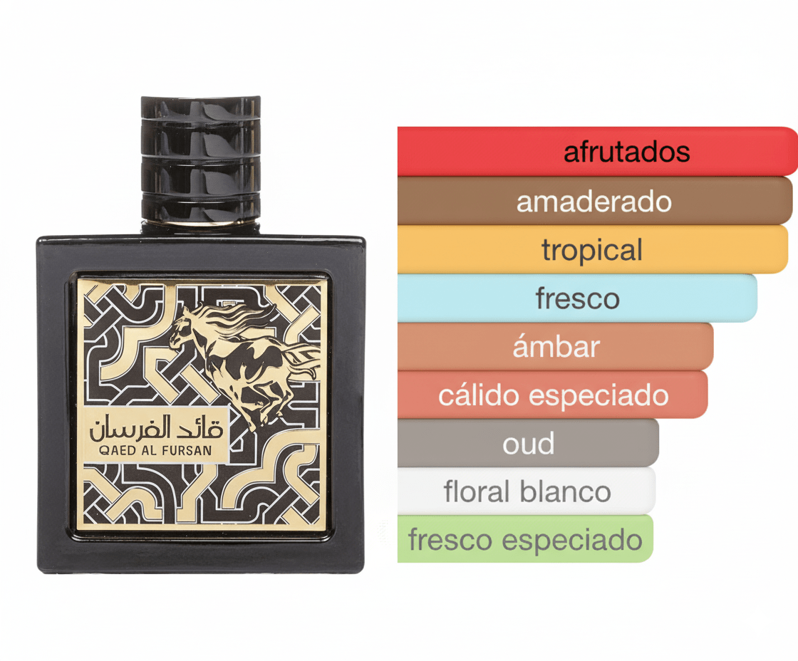 PERFUME LATTAFA QAED AL FURSAN (ALTERNATIVA PACO RABANNE BLACK XS) - Perfumería Millennio