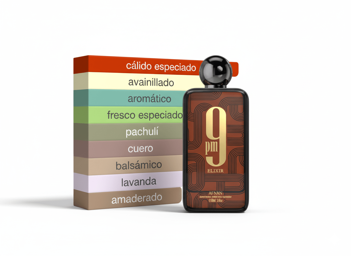 PERFUME AFNAN 9 PM ELIXIR - Perfumería Millennio
