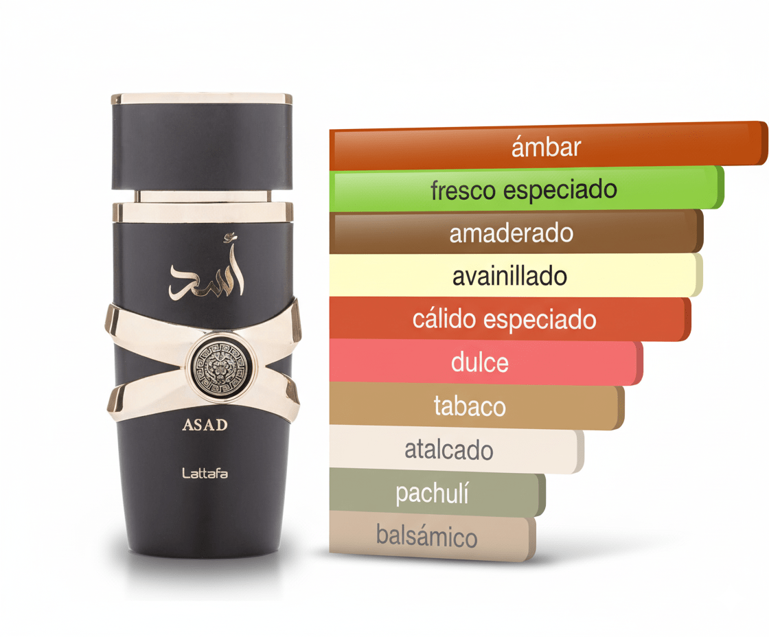 PERFUME LATTAFA ASAD (ALTERNATIVA DIOR SAUVAGE ELIXIR) - Perfumería Millennio