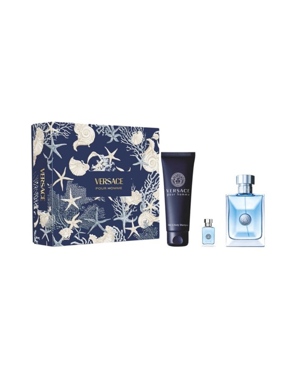 ESTUCHE VERSACE POUR HOMME 3 PIEZAS - Perfumería Millennio