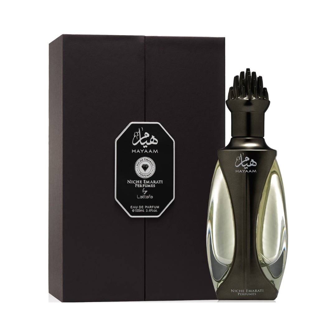 PERFUME LATTAFA NICHE EMERATI HAYAAM - Perfumería Millennio