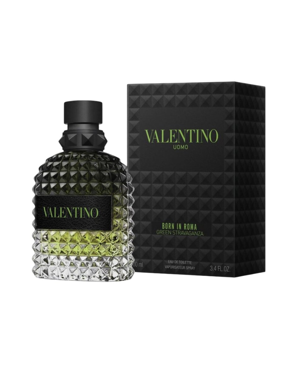 PERFUME VALENTINO UOMO BORN IN ROMA GREEN STRAVAGANZA - Perfumería Millennio