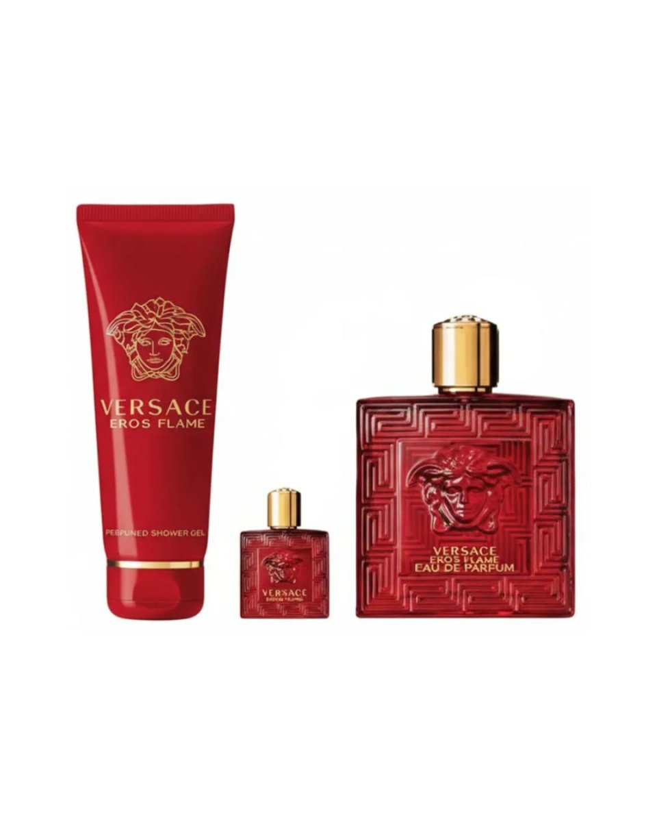 ESTUCHE VERSACE EROS FLAME 3 PIEZAS - Perfumería Millennio