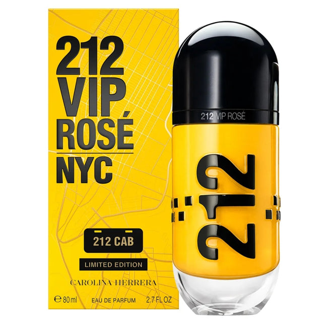 PERFUME CAROLINA HERRERA 212 VIP ROSE CAB