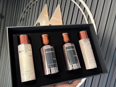 ESTUCHE BHARARA KING SET X4 - Perfumería Millennio