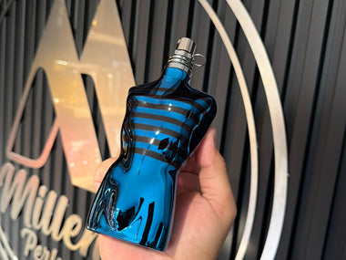 Le Male In Blue Jean Paul Gaultier EDP 125ml – Frasco azul vista frontal