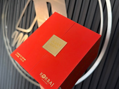 PERFUME KORBAJ SCARLET AMBER - Perfumería Millennio