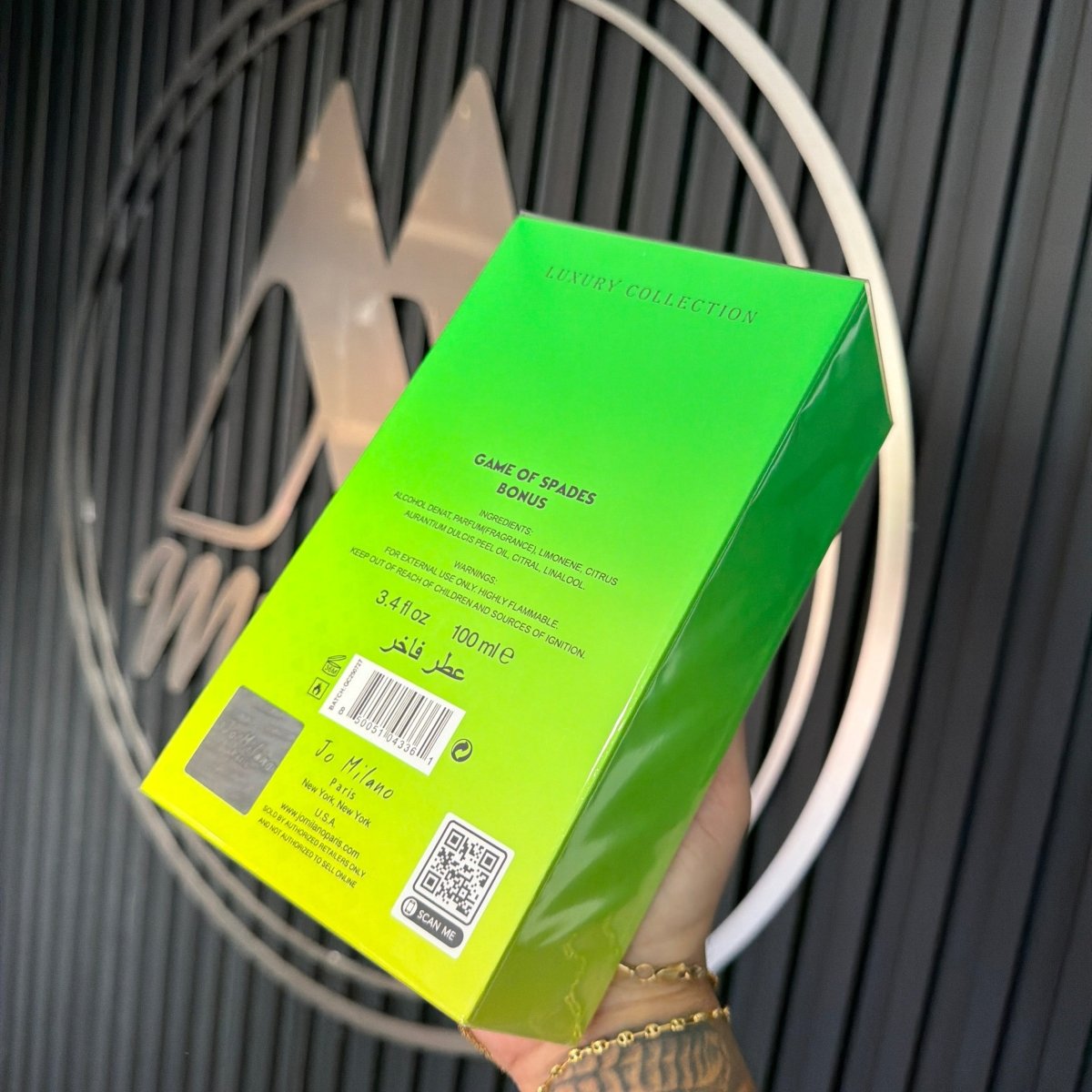 PERFUME JO MILANO GAME OF SPADES BONUS - Perfumería Millennio