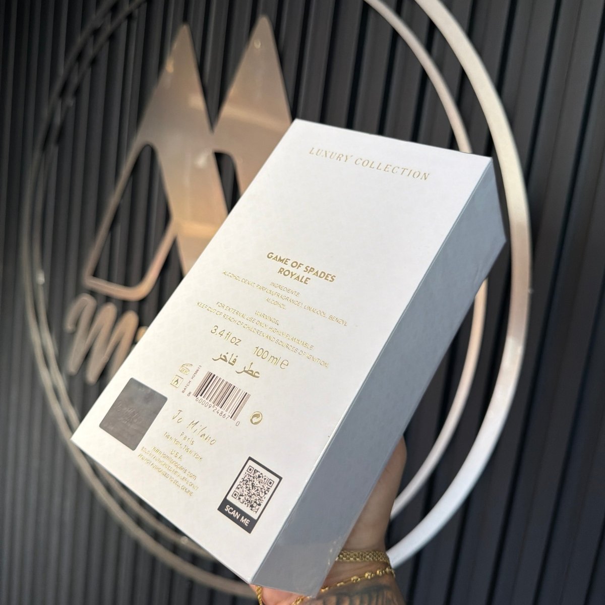 PERFUME JO MILANO GAME OF SPADES ROYALE (ALTERNATIVA BOND TRIBECA) - Perfumería Millennio