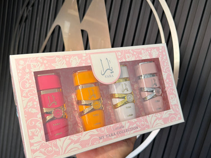 Lattafa Yara Mini Collection - Estuche regalo 4 fragancias árabes femeninas