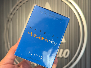 Armaf Odyssey Mandarin Sky Elixir EDP - Perfume árabe unisex con bergamota y pimienta negra