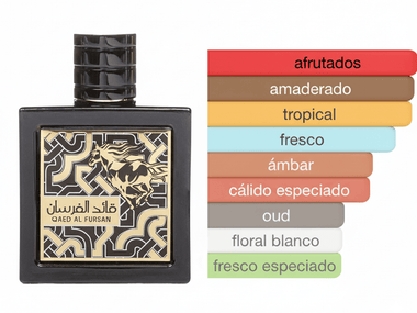 PERFUME LATTAFA QAED AL FURSAN (ALTERNATIVA PACO RABANNE BLACK XS) - Perfumería Millennio