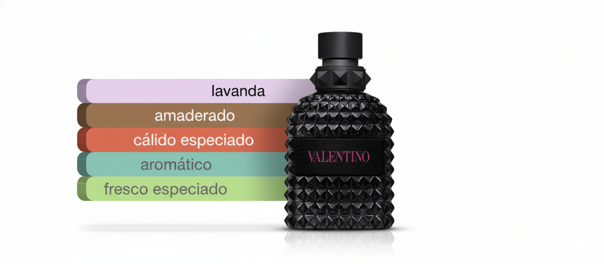 PERFUME VALENTINO UOMO BORN IN ROMA EXTRADOSE - Perfumería Millennio