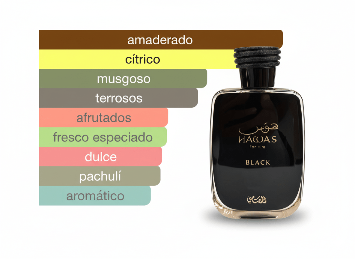 PERFUME RASASI HAWAS BLACK - Perfumería Millennio
