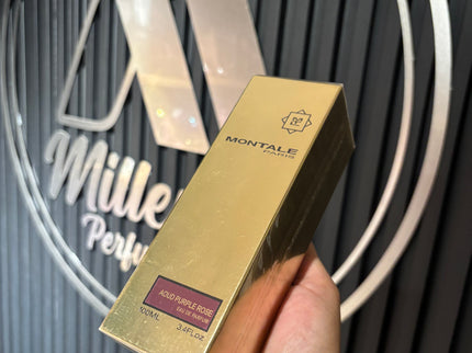 Frasco Aoud Purple Rose MONTALE 100ml - Fragancia oriental con sándalo, pachulí y ámbar