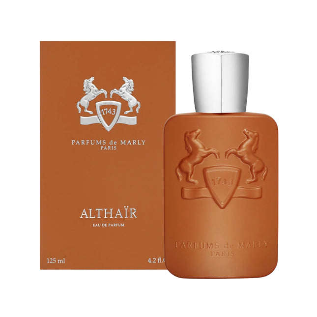 Frasco Althair Parfums de Marly EDP 125ml - Notas de cardamomo, vainilla y madera de gaiac