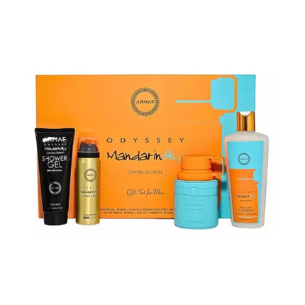 ESTUCHE ARMAF ODYSSEY MANDARIN SKY 4 PIEZAS - Perfumería Millennio