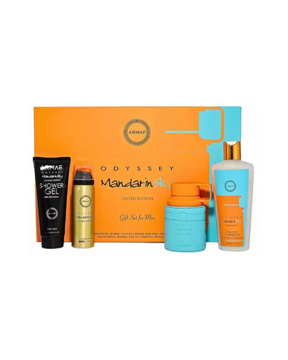 Estuche Armaf Odyssey Mandarin Sky - Set 4 piezas regalo completo