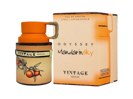 Frasco Odyssey Mandarin Sky Vintage ARMAF 100ml - Fragancia amaderada y cítrica unisex