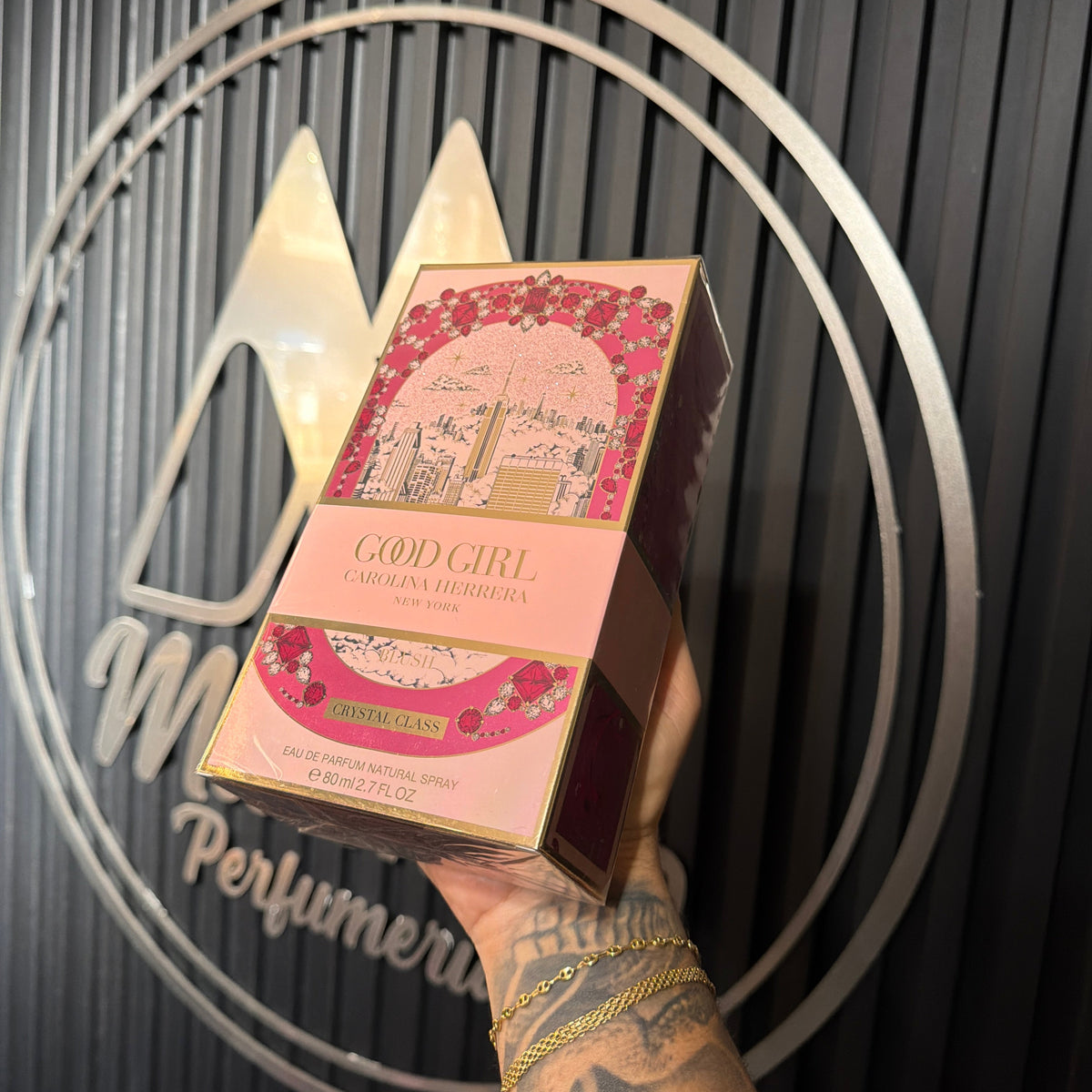 PERFUME CAROLINA HERRERA GOOD GIRL BLUSH CRYSTAL GLASS