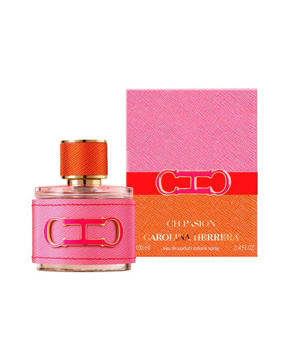 Perfume CH Pasion For Her CAROLINA HERRERA - Fragancia Mujer con Pera, Jazmín Sambac, Vainilla y Cuero
