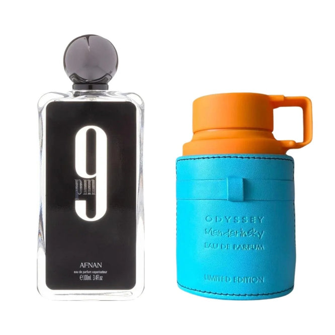 COMBO AFNAN 9 PM + ARMAF ODYSSEY MANDARIN SKY - Perfumería Millennio