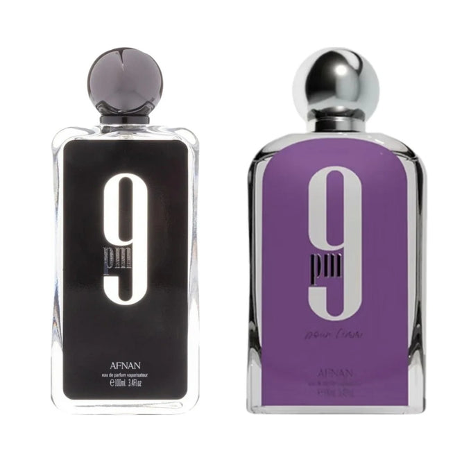 COMBO AFNAN 9 PM + 9 PM POUR FEMME - Perfumería Millennio