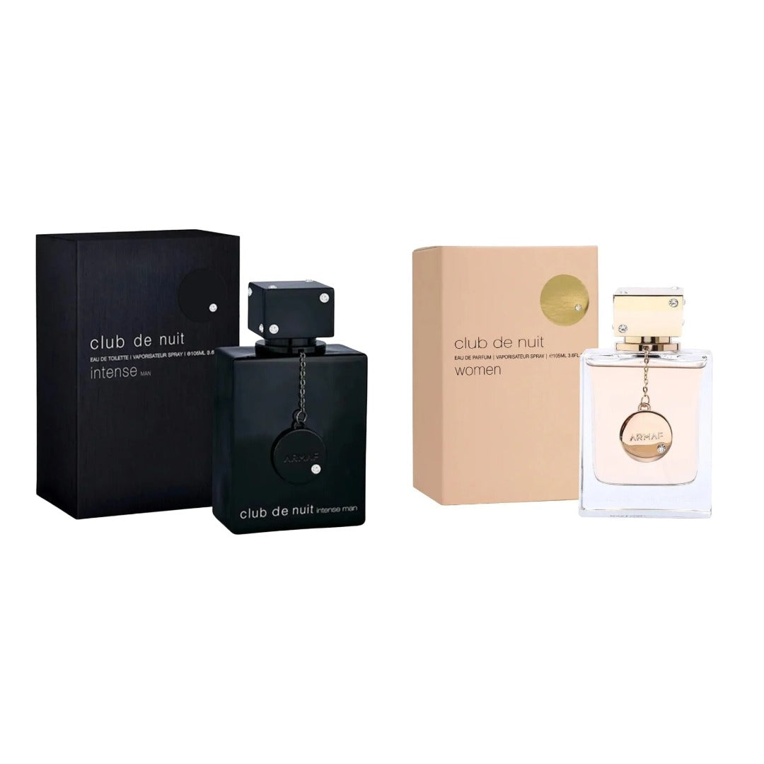 COMBO ARMAF CLUB DE NUIT INTENSE MAN + WOMEN con estuches - Perfumería Millennio