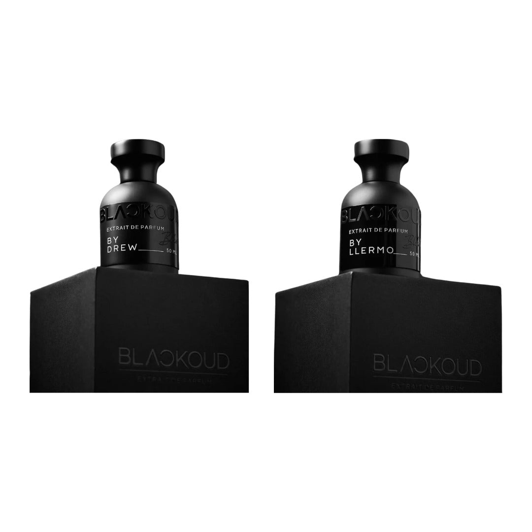 COMBO BLACKOUD BY DREW + BY LLERMO con estuches - Perfumería Millennio