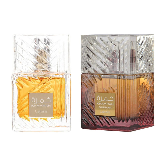 COMBO LATTAFA KHAMRAH + KHAMRAH DUKHAN - Perfumería Millennio