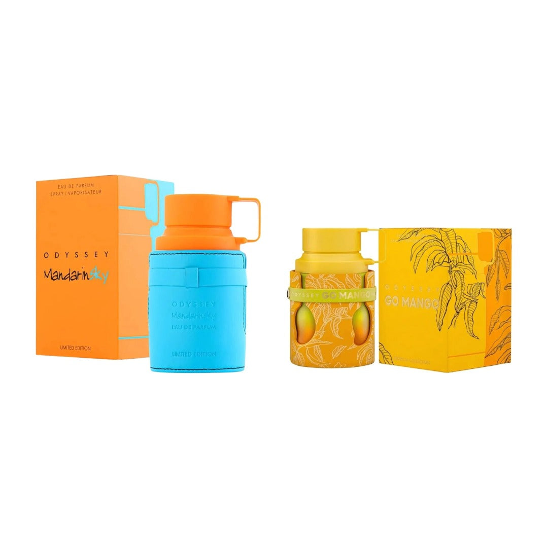 COMBO ARMAF ODYSSEY MANDARIN SKY + GOMANGO con estuches - Perfumería Millennio