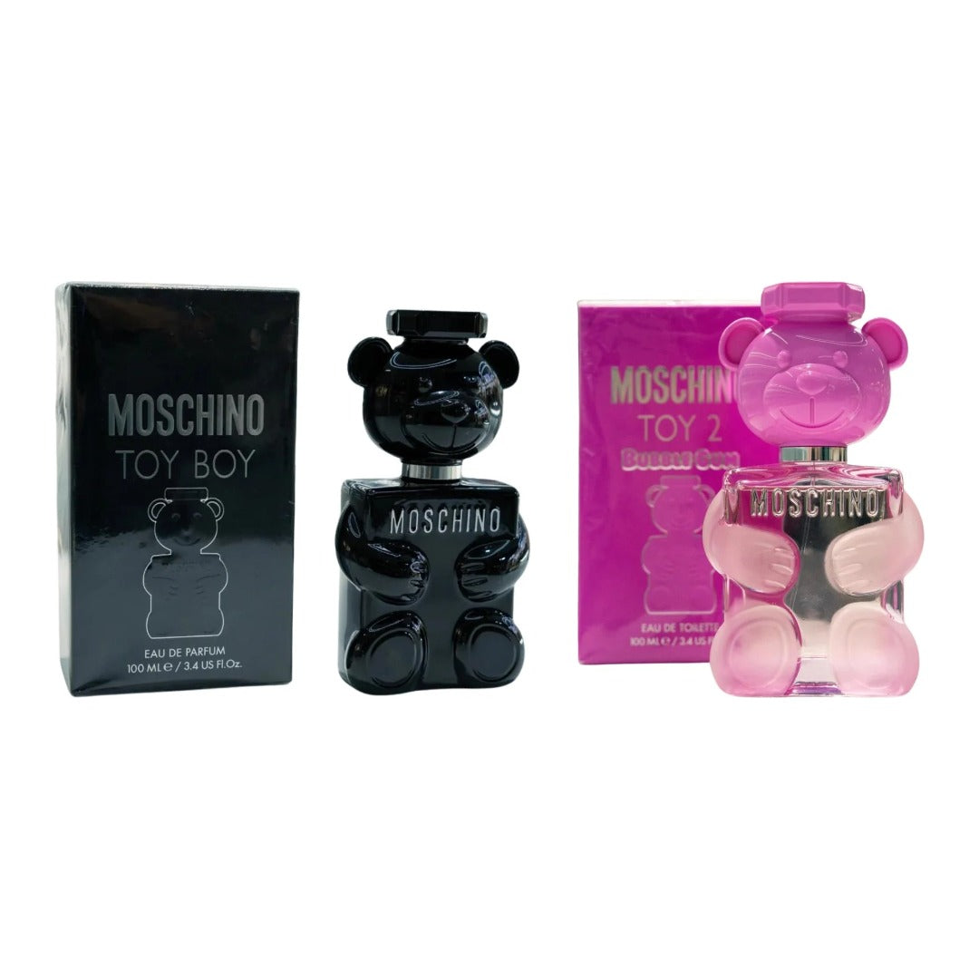 COMBO MOSCHINO TOY BOY + TOY 2 BUBBLE GUM con estuches - Perfumería Millennio