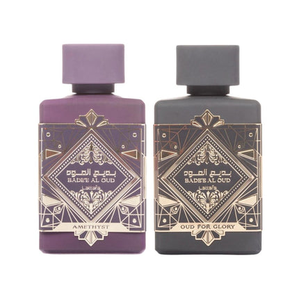 COMBO LATTAFA BADEE AL OUD AMETHYST + OUD FOR GLORY - Perfumería Millennio
