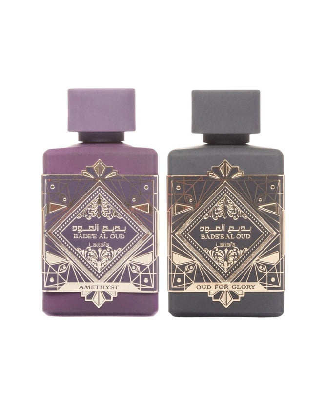 COMBO LATTAFA BADEE AL OUD AMETHYST + OUD FOR GLORY - Perfumería Millennio
