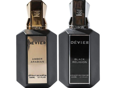 COMBO DEVIER AMBER ARABIAN + BLACK RELIGION - Perfumería Millennio