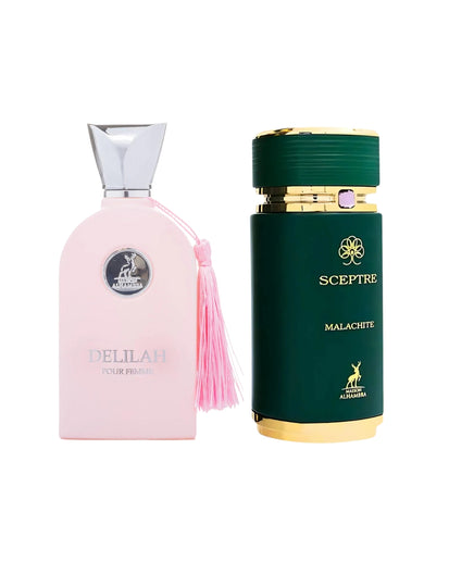 COMBO MAISON ALHAMBRA DELILAH + SCEPTRE MALACHITE