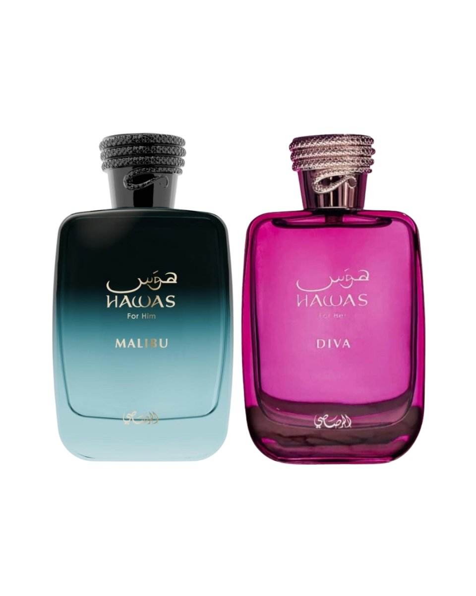 COMBO RASASI HAWAS MALIBU + DIVA - Perfumería Millennio