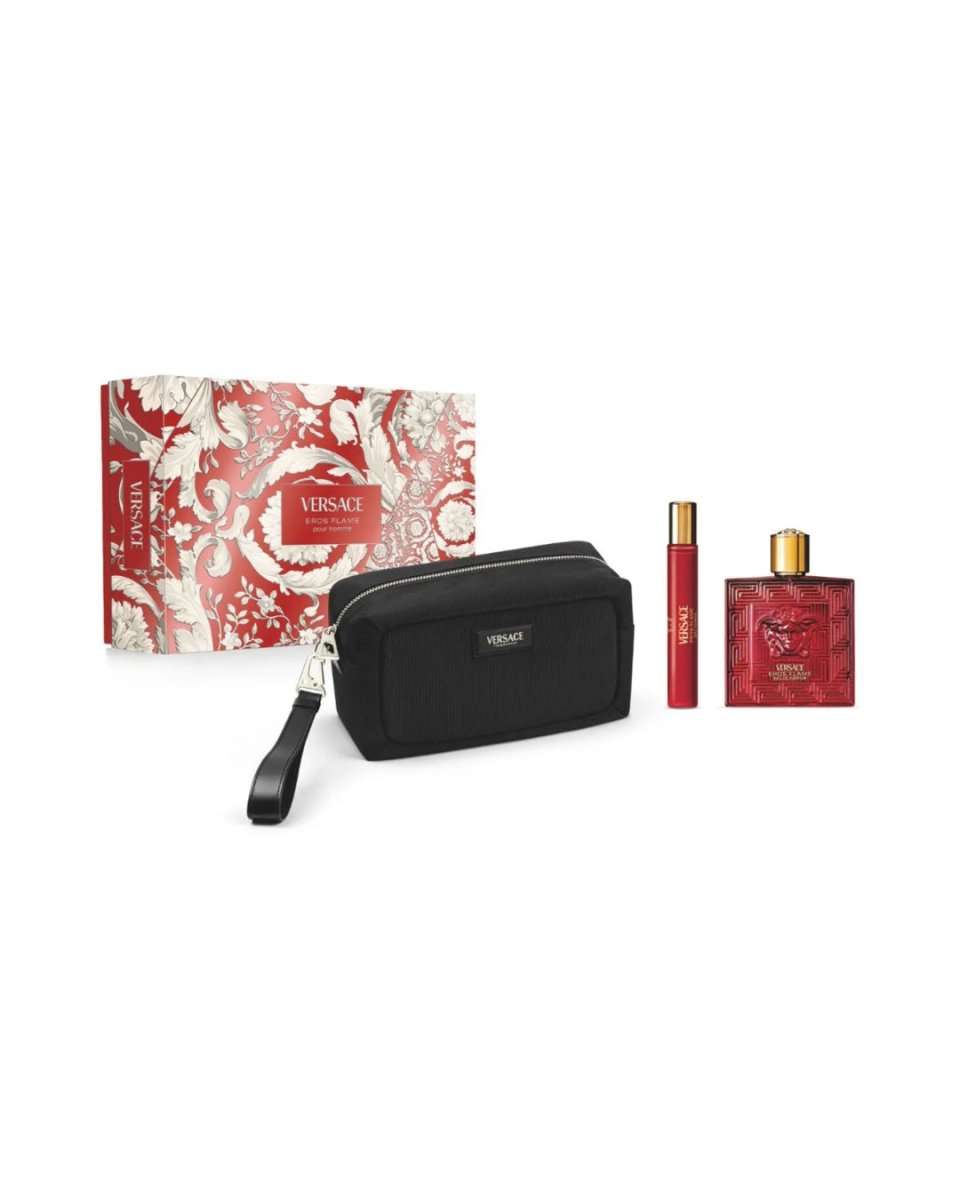 ESTUCHE VERSACE EROS FLAME 3 PIEZAS - Perfumería Millennio