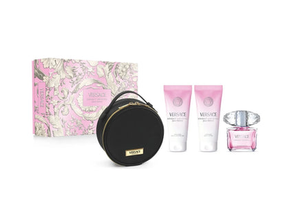 ESTUCHE VERSACE BRIGHT CRYSTAL 4 PIEZAS