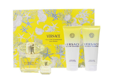 ESTUCHE VERSACE YELLOW DIAMOND 4 PIEZAS - Perfumería Millennio