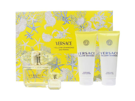 ESTUCHE VERSACE YELLOW DIAMOND 4 PIEZAS