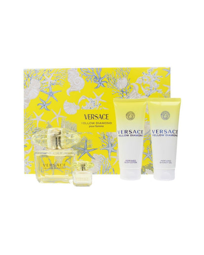 ESTUCHE VERSACE YELLOW DIAMOND 4 PIEZAS