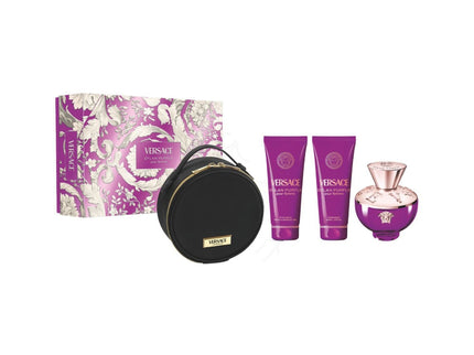 ESTUCHE VERSACE DYLAN PURPLE 4 PIEZAS