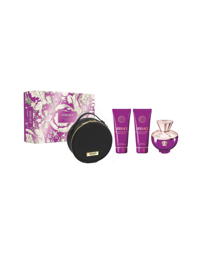 ESTUCHE VERSACE DYLAN PURPLE 4 PIEZAS