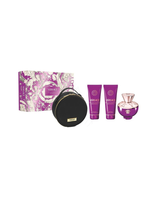 ESTUCHE VERSACE DYLAN PURPLE 4 PIEZAS - Perfumería Millennio