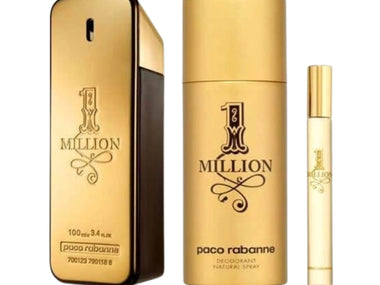 Estuche 1 Million Paco Rabanne Eau de Toilette 100ml - Set 3 piezas