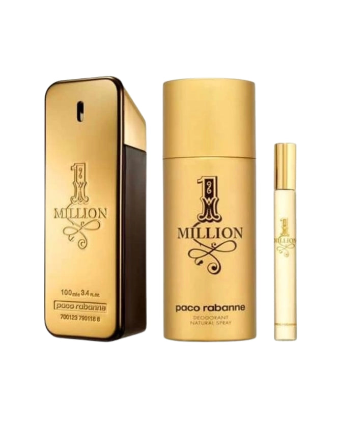 Estuche 1 Million Paco Rabanne Eau de Toilette 100ml - Set 3 piezas